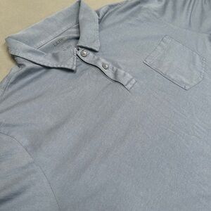 L.L. Bean Black Polo Shirt Traditional Fit Cotton Casual Collared Top Mens XL
